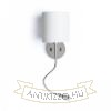 VERSINA lámpabúrával fehér króm 230V LED E27 LED 15+3W 25°  3000K