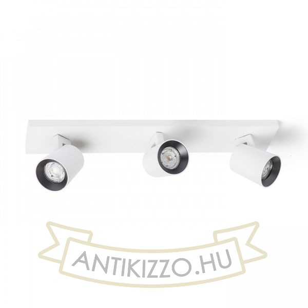 KENNY III felületre szerelhető fehér/fekete  230V LED GU10 3x8W
