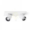 KENNY II felületre szerelhető fehér/fekete  230V LED GU10 2x8W