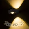 KORSO II fali lámpa fekete elox 230V LED 2x3W 120° IP54 3000K
