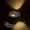 KORSO II fali lámpa szálcsiszolt alumínium 230V LED 2x3W 120° IP54 3000K