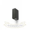 NICK II fali lámpa fekete elox 230V LED 2x3W 10° IP54 3000K