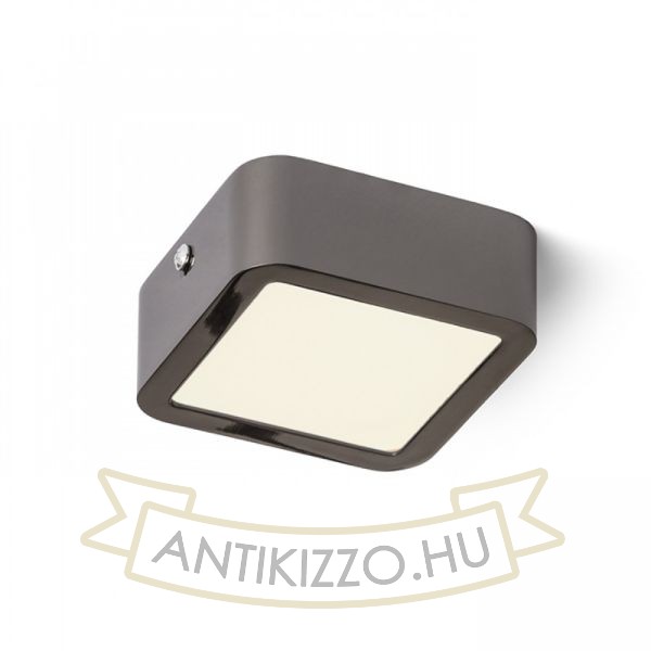 HUE SQ 9 mennyezeti lámpa fekete króm 230V LED 6W 3000K