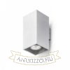 AGATE II fali lámpa  szálcsiszolt alumínium 230V LED GU10 2x7W