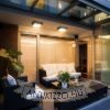 DELTA 215 felületre szerelhető antracit  230V LED E27 15W IP54
