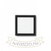 DEJAVU SQ 9 süllyesztett lámpa fekete 230V LED 3.5W IP65 3000K