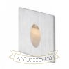 ELICA SQ süllyesztett lámpa szálcsiszolt alumínium 230V LED 3W IP54 3000K