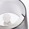 ESPLANADE asztali lámpa átlátszó fekete/fehér króm 230V LED E27 15W