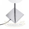 LULU asztali lámpa fehér/fekete króm 230V LED E27 8W