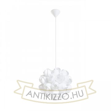 COCO függő lámpa  fehér PVC 230V LED E27 15W