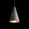 HEIDI függő lámpa  beton/fa 230V LED E27 11W