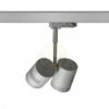 BEEBA II háromfázisú áramkörös sínre ezüstszürke  230V LED GU10 2x8W