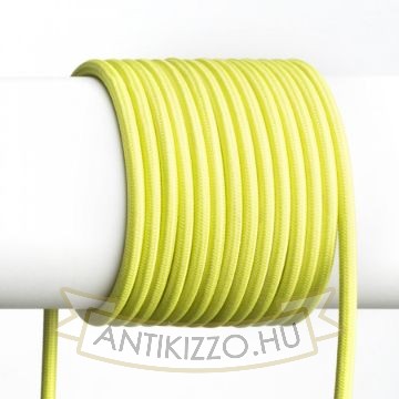 FIT 3x0,75 1fm textil kábel lime  