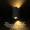 KUBI II antracitszürke 230V LED 2x3W 56° IP54 3000K