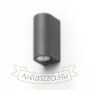 ZACK II antracitszürke 230V LED 2x3W 58° IP54 3000K