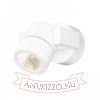 ORIT fali lámpa fehér /alumínium 230V LED 6W 80° IP44  3000K