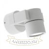 ORIT fali lámpa fehér /alumínium 230V LED 6W 80° IP44  3000K