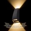 PIA fali lámpa antracitszürke 230V LED 2x3W IP54 3000K