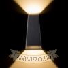 PIA fali lámpa antracitszürke 230V LED 2x3W IP54 3000K