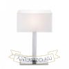 PLAZA M asztali lámpa fehér króm 230V LED E27 15W