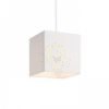 TEMPO 15/15 lámpabúra  Polycotton fehér/fehér PVC  max. 28W