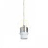 MORE 60 mennyezeti függőlámpa alap  matt nikkel 230V LED E27 3x15W