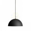 MONROE 40 függő lámpa matt fekete/fehér  230V LED E27 30W