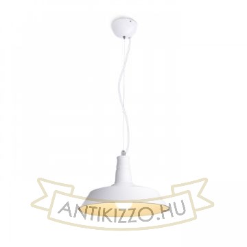 GOLDIE 46 függő lámpa fehér/fehér  230V LED E27 30W