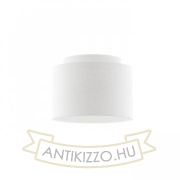 DOUBLE 40/30 lámpabúra  Polycotton fehér/fehér PVC  max. 23W