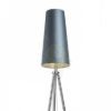 CONNY 15/30 asztali lámpaernyő Monaco benzin kék/ezüst PVC max. 23W