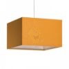 TEMPO 30/19 lámpabúra  Chintz narancssárga/fehér PVC  max. 23W