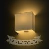LOPE W 25/14 fali lámpa  Polycotton fehér/fehér PVC 230V LED E27 15W