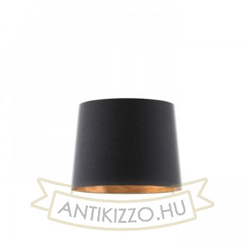 ASPRO 40/30 lámpabúra Polycotton fekete/réz fólia max. 23W