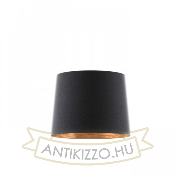 ASPRO 40/30 lámpabúra Polycotton fekete/réz fólia max. 23W
