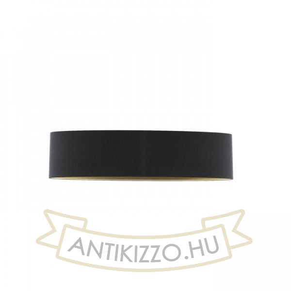 CASUAL 90/22 lámpabúra  Polycotton fekete/arany fólia  max. 23W
