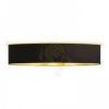 CASUAL 120/25 lámpabúra  Polycotton fekete/arany fólia  max. 23W