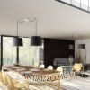 ASPRO 40/30 lámpabúra  Polycotton fekete/arany fólia  max. 23W