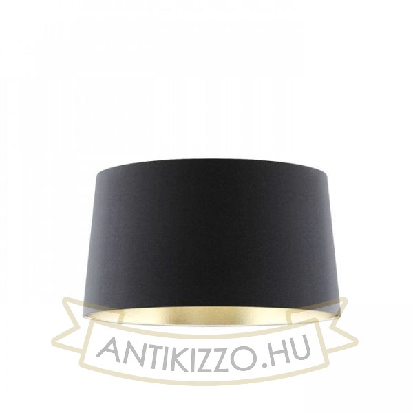ASPRO 55/30 lámpabúra  Polycotton fekete/arany fólia  max. 23W