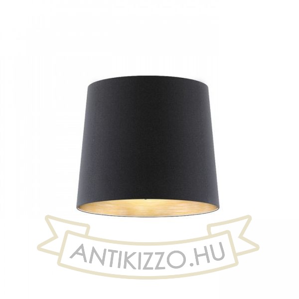 CONNY 35/30 állólámpa búra Polycotton fekete/réz fólia max. 23W
