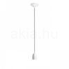 FABIO függesztő készlet fekete/fehér porcelán 230V LED E27 15W