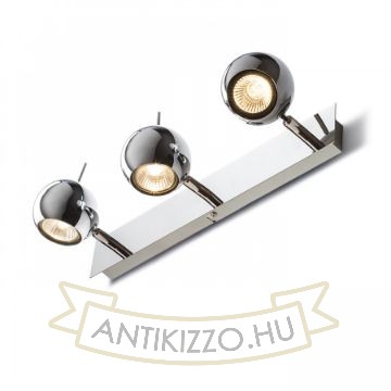 GLOSSY III   króm 230V LED GU10 3x8W
