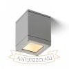 QUADRA M mennyezeti lámpa ezüstszürke  230V LED E27 8W IP54