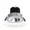 MAYDAY CC süllyesztett lámpa szálcsiszolt alumínium 230V/700mA LED 9W 2700K