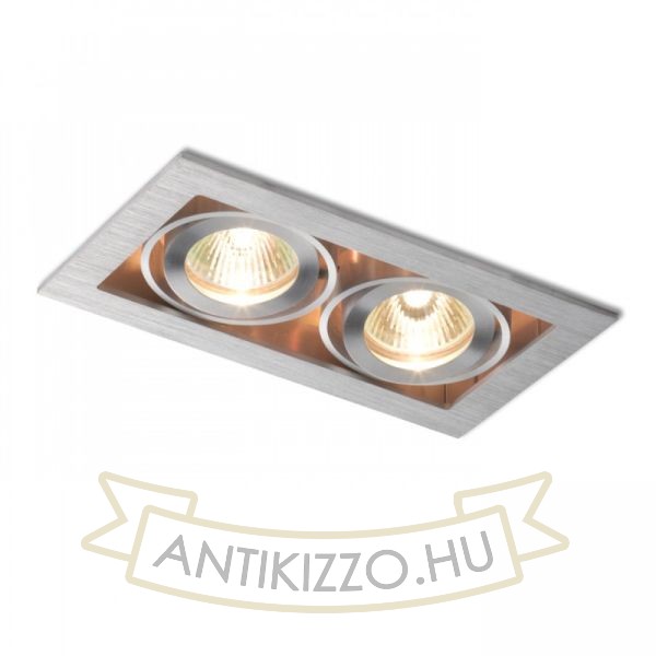 FIZZ II dönthető lámpa alumínium 12V GU5,3 2x50W