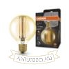 OSRAM Globe 80 DIMM borostyán 230V E27 LED EQ60 2200K