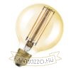OSRAM Globe 80 DIMM borostyán 230V E27 LED EQ60 2200K