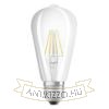 OSRAM Retrofit Edison   világos 230V E27 LED EQ40  2700K