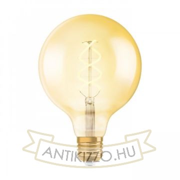 OSRAM Vintage Globe 125 SPIRAL borostyán 230V E27 LED EQ25 2000K