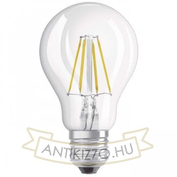 OSRAM Retrofit Classic A DIMM LED izzó E27 foglalattal
