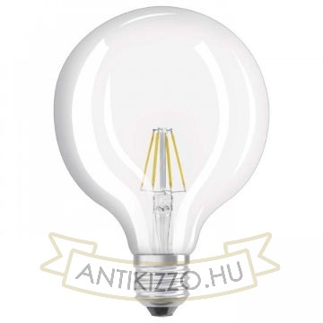 OSRAM Retrofit Globe 125   világos 230V E27 LED EQ60  2700K